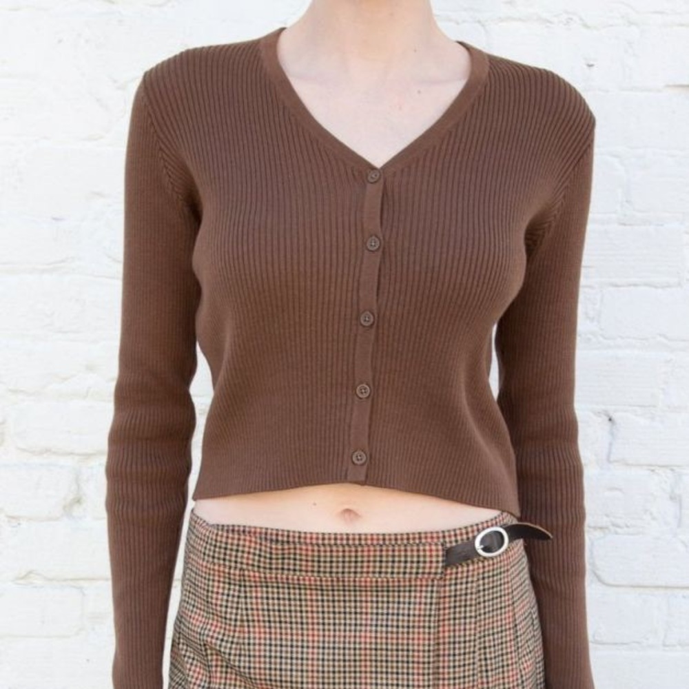 Brandy Melville Brown Cardigan
